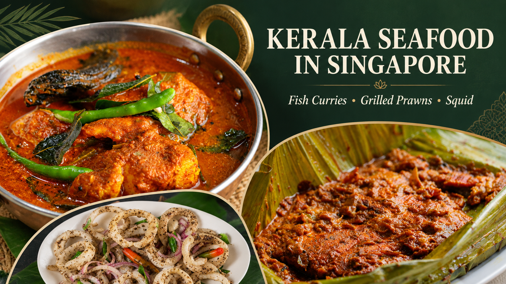 Kerala Seafood in Singapore: Fish Curries, Grilled Prawns & Squid